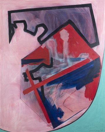 MARIO SURBONE<BR>Treville (AL) 1932<BR>"Senza titolo" 1966