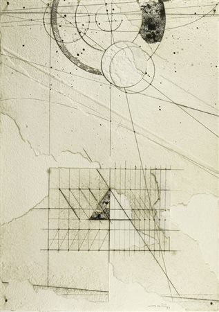 WALTER VALENTINI<BR>Pergola (PU) 1928<BR>"Le misure, il cielo" 1989
