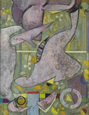 FAUSTO BERTASA<BR>Bergamo 1953<BR>"Superficie in movimento"