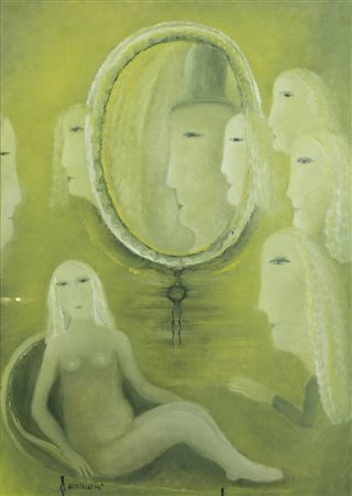 JINDRA HUSARIKOVA<BR>Trmice (Cecoslovacchia) 1931 - 2016 Praga (Cecoslovacchia)<BR>"7 vergini" 1973