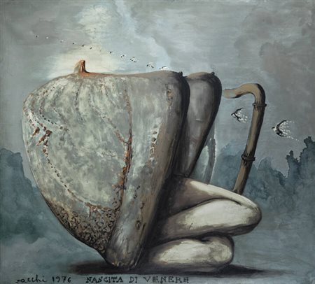 SERGIO VACCHI<BR>Castenaso (BO) 1925-2016<BR>"Nascita di Venere" 1976