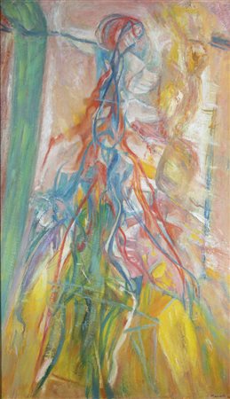 POMPILIO MANDELLI<BR>Villarotta di Luzzara (RE) 1912 - 2006 Bologna<BR>"Senza titolo" 1990