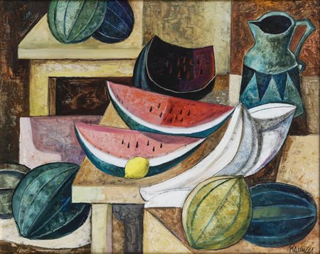 LUCIO RANUCCI<BR>Perledo (LC) 1925-2017<BR>"Tavolo d'estate"