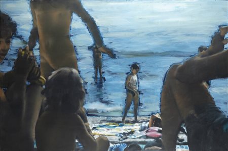 DANIELE GALLIANO<BR>Pinerolo (TO) 1961<BR>"Senza titolo (al mare)" 1998