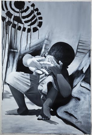 JOSE' ANTONIO FERNANDEZ COUSO<BR>Santiago (Cile) 1992<BR>"Paura" 2014