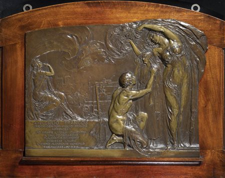 CELESTINO FUMAGALLI<BR>Torino 1864 - Milano 1961<BR>"Figure"