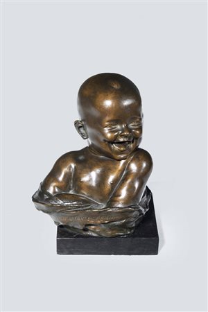 FELICE NICOLO'<BR>Sordevolo (VC) - Documentato a Torino sino al 1931<BR>"Un istante di gioia"