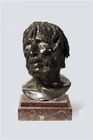 SCULTORE ANONIMO<BR>"Seneca" fine XIX/inizi XX secolo