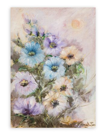 ANNA MARIA ZANATTA POZZEBON (1944) - Fiori, 1987