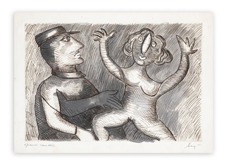 ENRICO BAJ (1927-2003) - Seduzione, 1981
