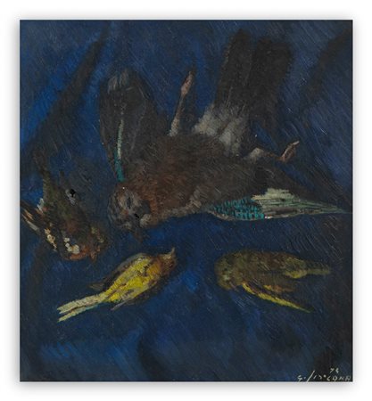 GIOVANNI SIRCANA (1909-1984) - Natura morta 'selvaggina', 1974