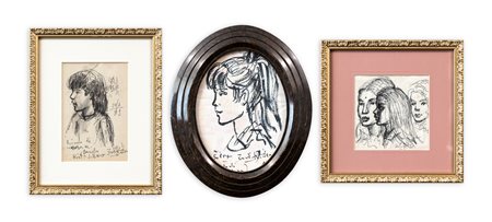 IBRAHIM KODRA (1918-2006) - Lotto unico composto da 3 opere