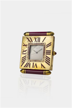 CARTIER<BR>Mod. “Sveglia da tavolo”, anni '90
