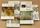 LOTTO DI 6 LIBRI: -Renoir -Cezanne -Gauguin -Van Gogh -Degas -Storia della...
