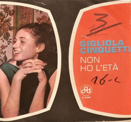 EP 45 GIRI Gigliola Cinquetti, - non ho l'eta' (per amarti) - sei un bravo...