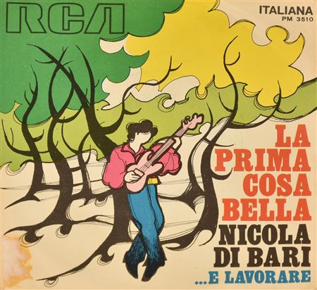 EP 45 GIRI Nicola Di Bari, - La prima cosa bella - e lavorare