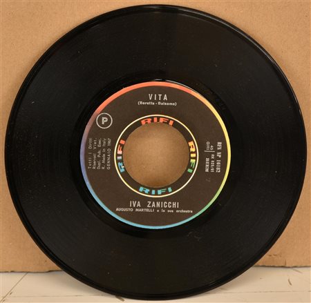 EP 45 GIRI Iva Zanicchi, - non pensare a me - vita mancante della custodia...
