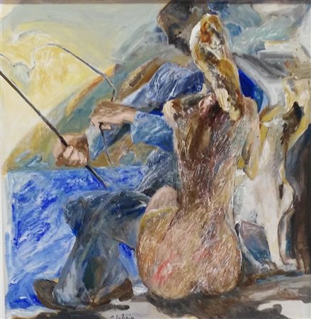 ENNIO CALABRIA, Studio per la donna del pescatore