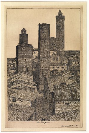 Disertori, Benvenuto(Trento 1887 - Milano 1969)SAN GIMIGNANO....