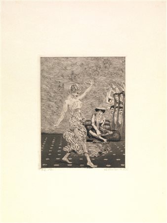 Klinger, Max(Lipsia 1857 - Grossjena 1920)DANZA. 1915Acquaforte e acquatinta....
