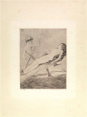 Klinger, Max(Lipsia 1857 - Grossjena 1920)FINE. 1915Acquaforte e acquatinta....