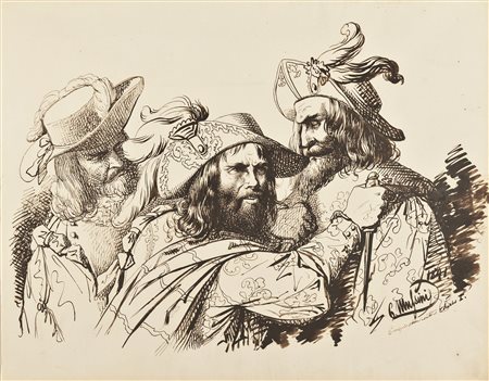 Mussini, Cesare(Berlino 1804 - Firenze 1879)LA COSPIRAZIONE CONTRO CARLO I...