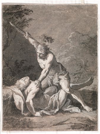 Scuola neoclassicaCAINO E ABELEPenna e inchiostro nero, acquerello grigio e...