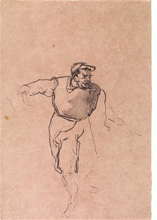 Serra, Luigi(Bologna 1846 - 1888)PIETRO MICCAInchiostro di china e matita...