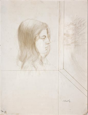 Velly, Jean-Pierre(Audierne 1943 - Lago di Bracciano 1990)STUDIO DI PROFILO...