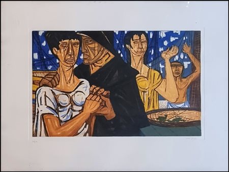 MIGNECO GIUSEPPE Messina 1903 - Milano 1997 "Senza titolo"