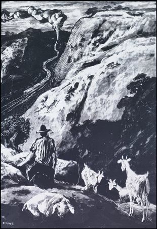 FIUME SALVATORE Comiso 1915 - Milano 1997 "Senza titolo"