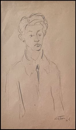 NATIVI GUALTIERO Pistoia 1921 - Greve in Chianti 1999 "Ritratto"