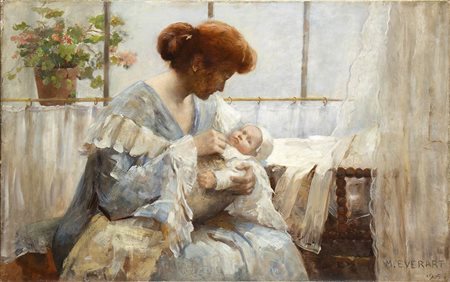 ATTR. M. EVERART (INIZI XX SEC.): Maternità, 1905
