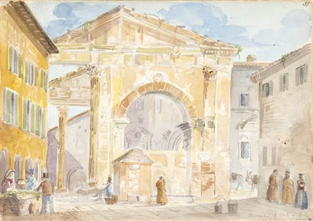 ANONIMO (XIX SECOLO)




: Resti al Portico d'Ottavia, 1821