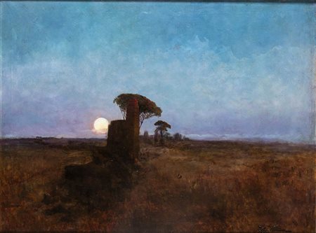 ANONIMO (XIX SECOLO)




: Notturno nella campagna romana 