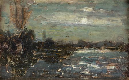 BEPPE CIARDI (Venezia, 1875 - Quinto di Treviso, 1932): Marina veneta