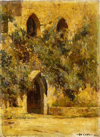 NICOLAS DE CORSI (Odessa, 1882 - Torre del Greco, 1956) : Parco Grifeo, 1951