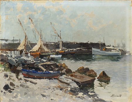 EZELINO BRIANTE (Napoli, 1901 - Roma, 1971): Marina