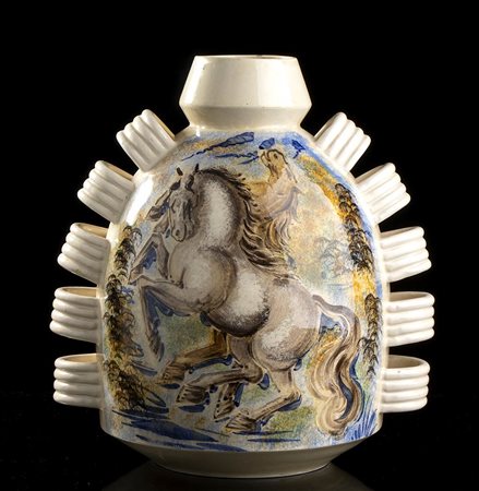 SCOCIETÀ CERAMICA COLONNATA: 
Vaso, anni ‘20