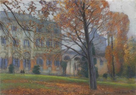 Michele Cascella "Collegio Reale" 1926
pastelli colorati su carta (cm 69x98)
Fir