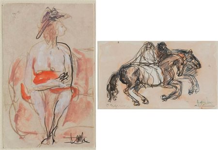 CLETO TOMBA (Castel San Pietro Terme 1898 – Bologna 1987) Coppia di...