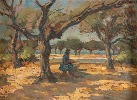 MARIO BORGIOTTI (Livorno 1906 – Firenze 1977) "Un mattino all'Ardenza", 1942....