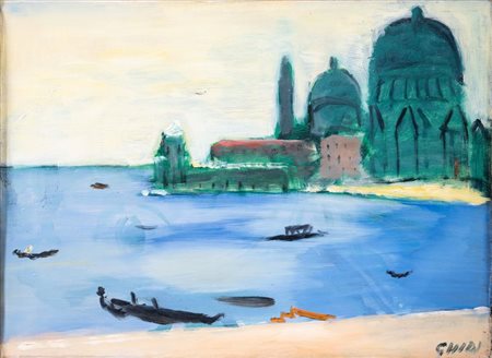 VIRGILIO GUIDI (Roma 1891 – Venezia 1984) "Punta della Dogana", 1948 - 1949....