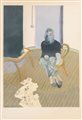 FRANCIS BACON (Dublino 1909 – Madrid 1992) "Autoritratto", 1977. Litografia a...