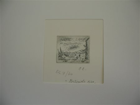 Carlo Carrà, Porticciolo 1923