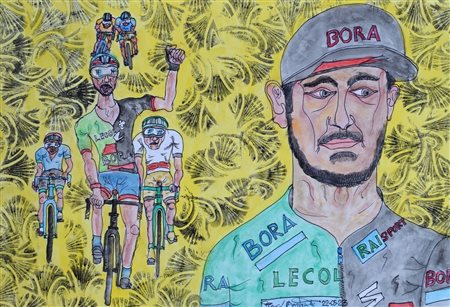 Franco Brighenti, Nico Denz ciclista, al Giro d’Italia 2023, vince in volata la 12° tappa 