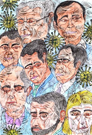 Franco Brighenti, Uomini politici al Governo e non, durante la Pandemia da Covid 19