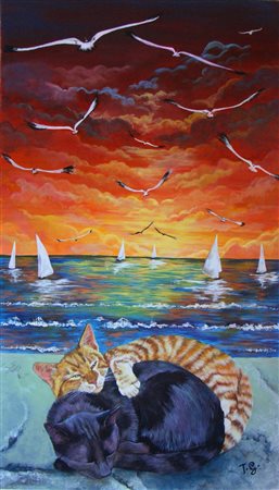 Tiziana Gualandi, Gatti al mare