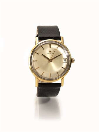 Orologio da polso per uomo Zenith in acciaio e metallo placcato oroCassa in...