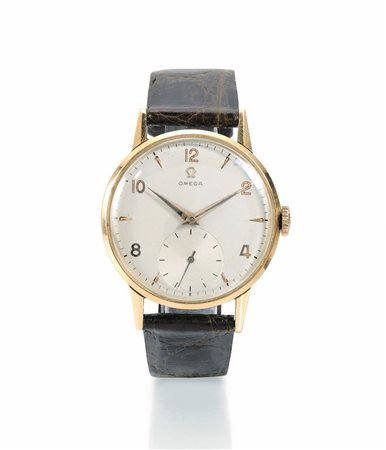 Orologio da polso Omega, Ref. 2271, seriale 10'905'271, anni '40, in oro rosa...